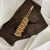 Premium Gold Look Alike Hair clip -Gold Bead and Pearl-G11275